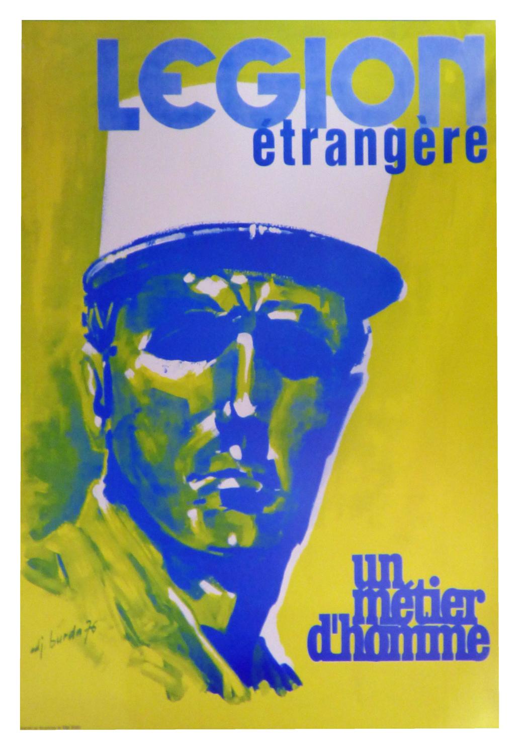 Affiche Légion étrangère "Un métier d'homme" N° 2