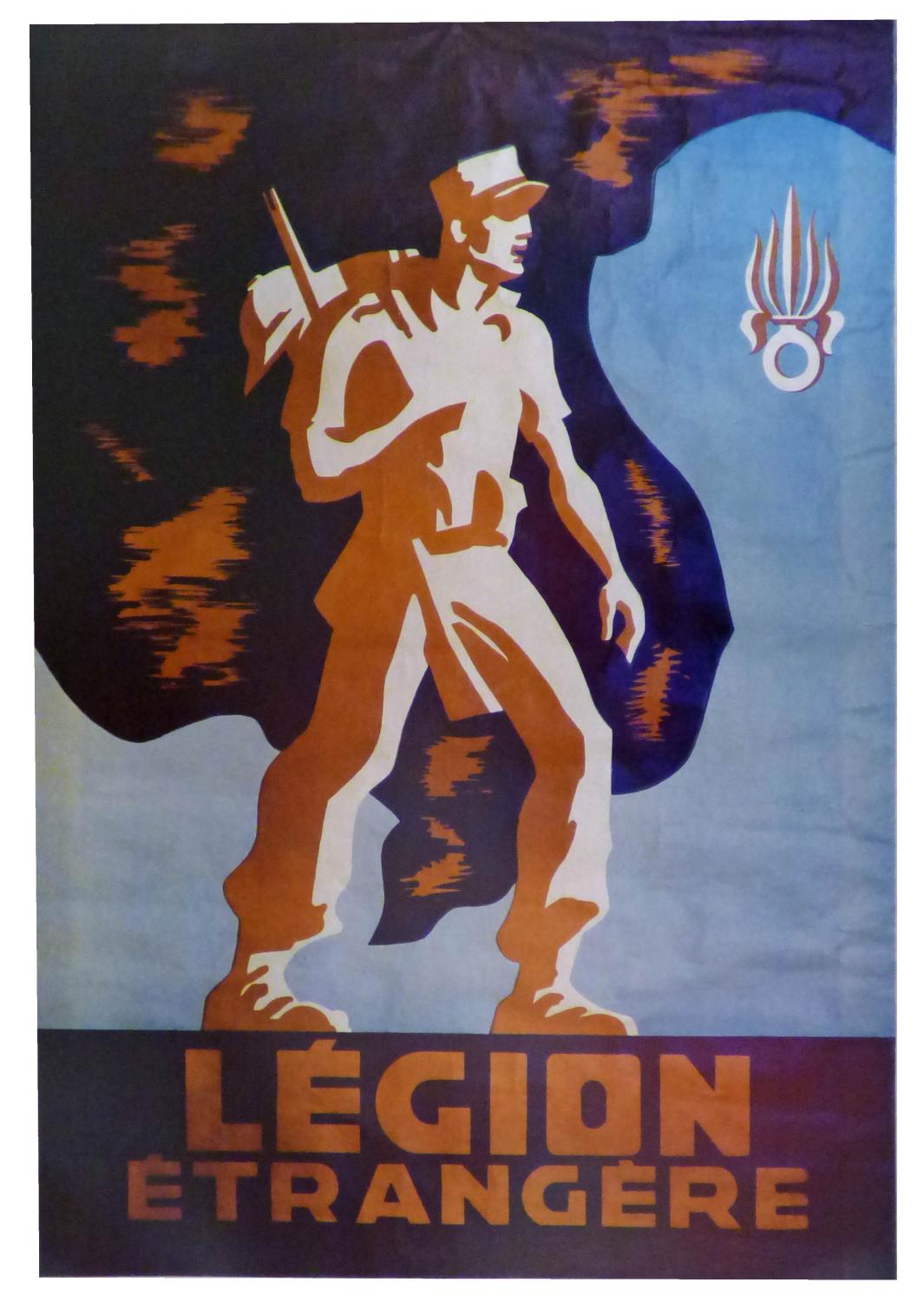 Affiche Légion étrangère "l'Afrique"